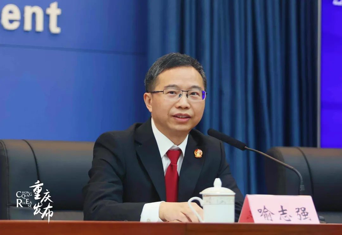 喻志强介绍相关情况  李聪冲 摄 