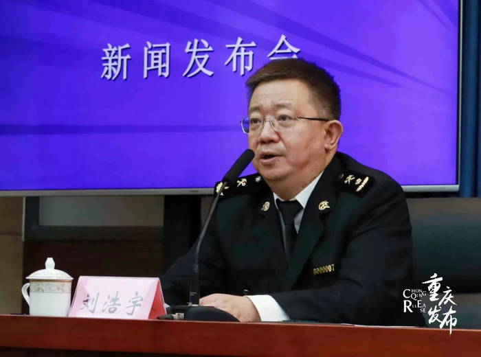 刘浩宇介绍相关情况  刘佳灵 摄 