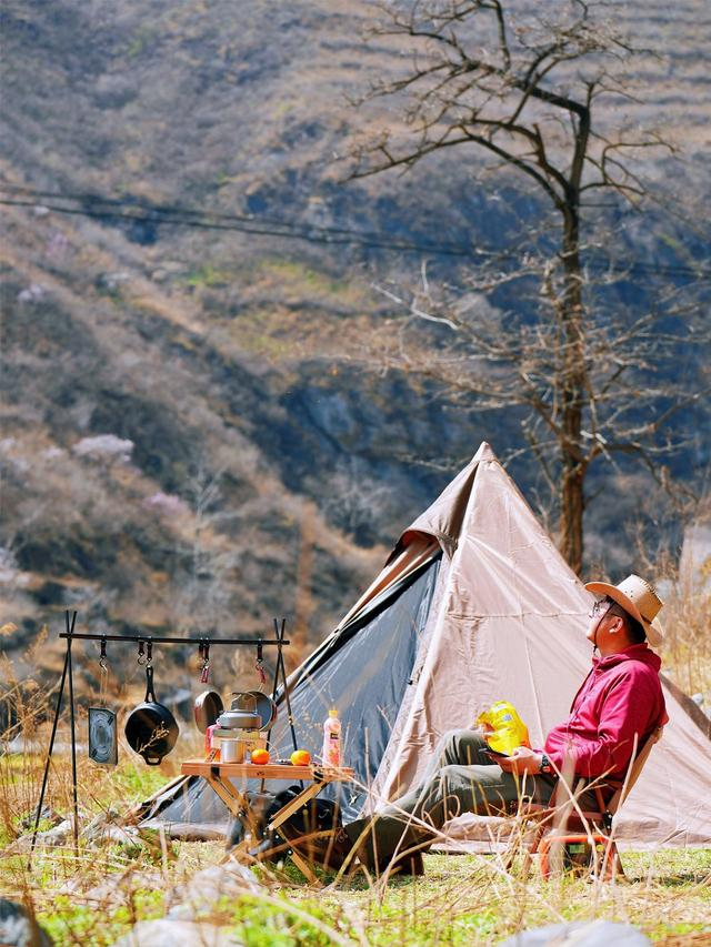 王大仙的露营生活（受访者供图）