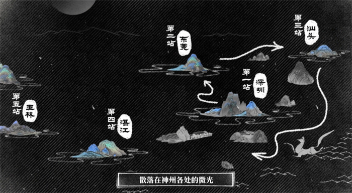 节目会经历这么几站