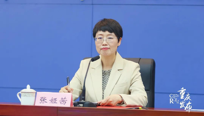 张娅茜介绍相关情况  李聪冲 摄 