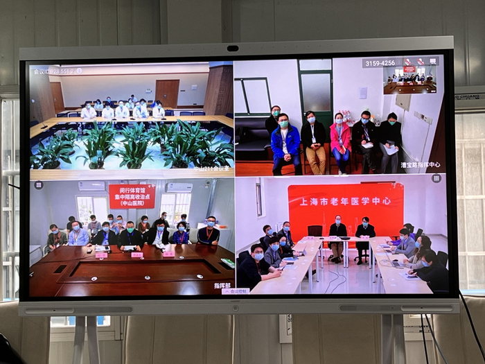 总院与各新冠救治机构联动，高效运作。