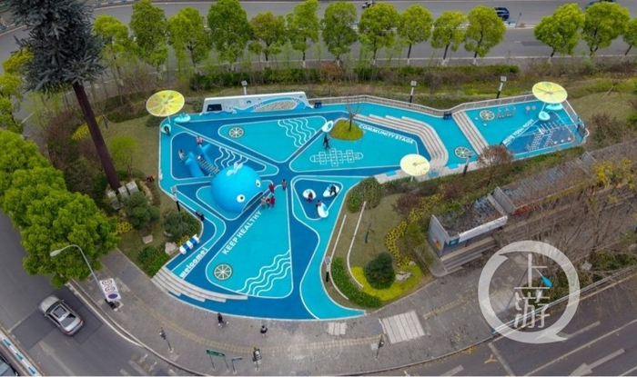 ▲南岸区风临口袋公园