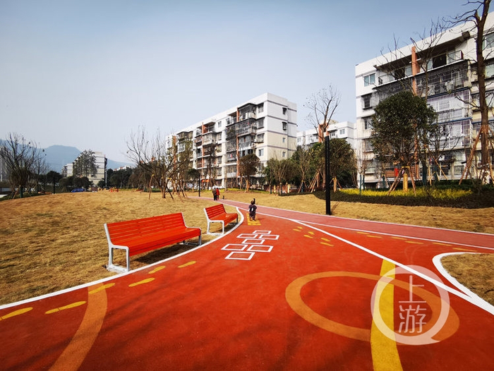 ▲重庆高新区棕树湾社区体育公园
