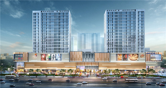 （龙湖南宁青秀天街效果图）