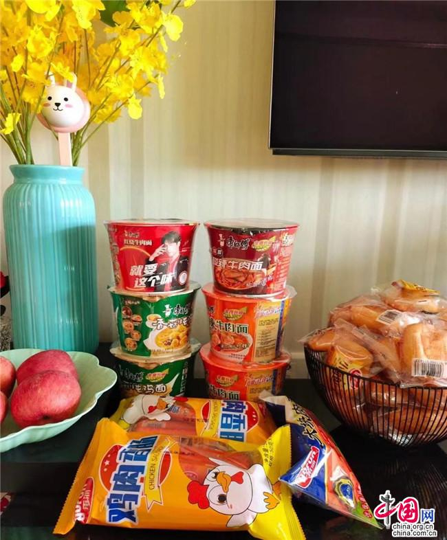 社区发放的物资 （图片由受访者提供）