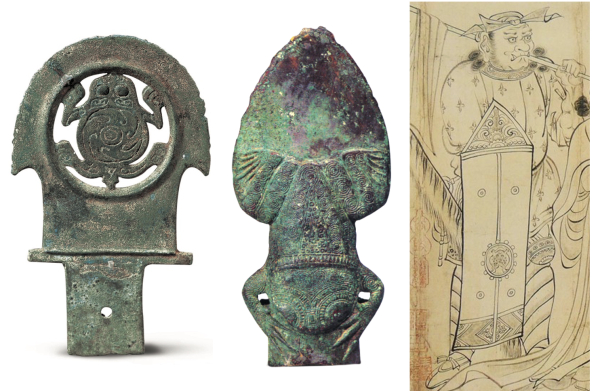 图12：中国古代兵器上的蟾蜍形象