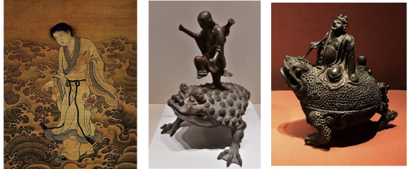 图14：明清时期刘海戏金蟾的形象