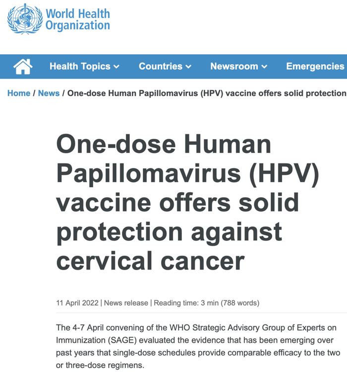 ▲世界卫生组织官网截图