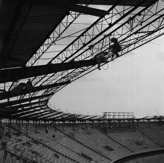 1959年，建设中的工体 高宏/摄