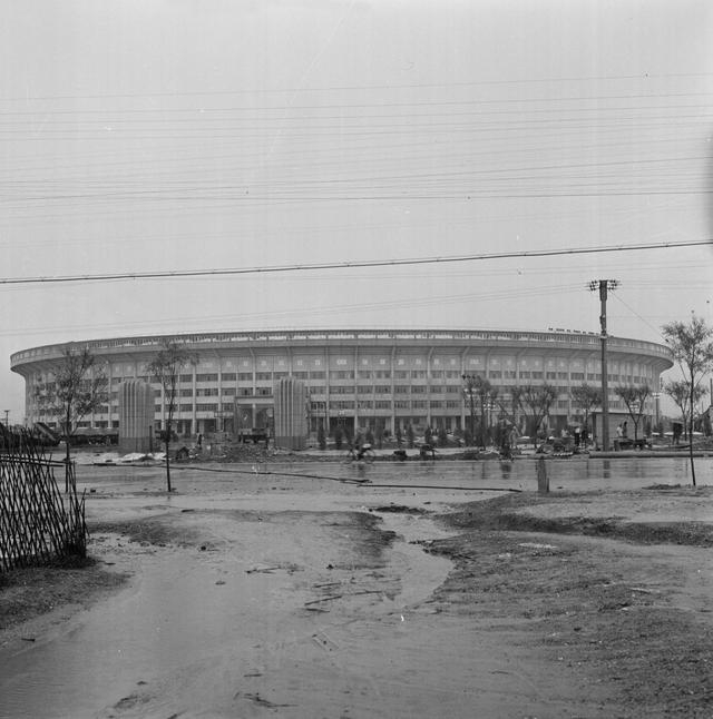 1959年，建设中的工体 王可信/摄
