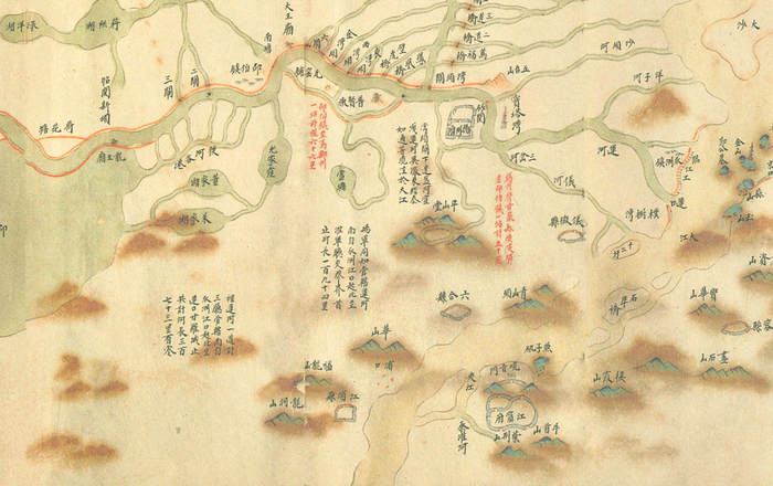 《京杭运河全图》的扬州府