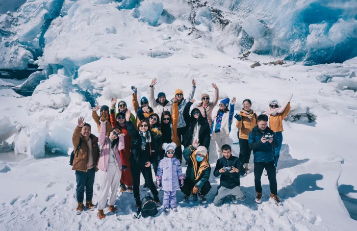 ▲白宇带团旅游照片 来源：受访者提供