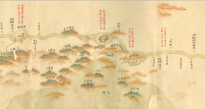 《京杭运河全图》的苏州府