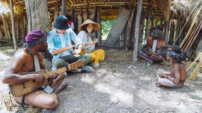 ▲Roy和Sue“环球旅居”照片 来源：受访者提供