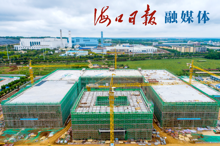 海口综合保税区钻石珠宝加工标准厂房项目。石中华/摄（资料图）