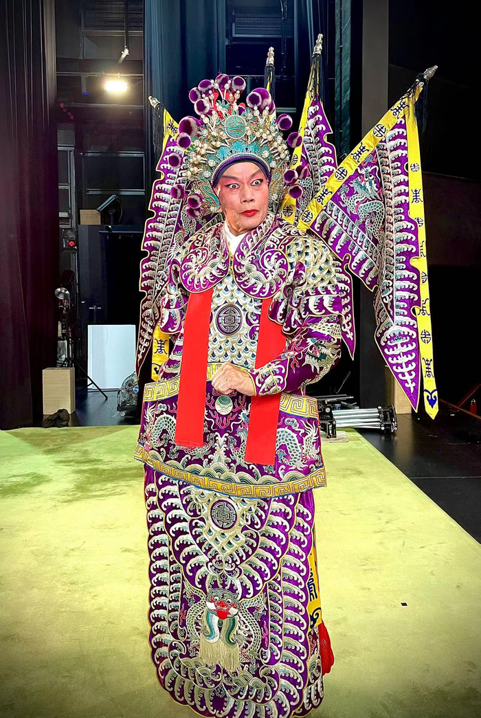 罗家英说，他与粤剧的缘分与生俱来。  受访者供图