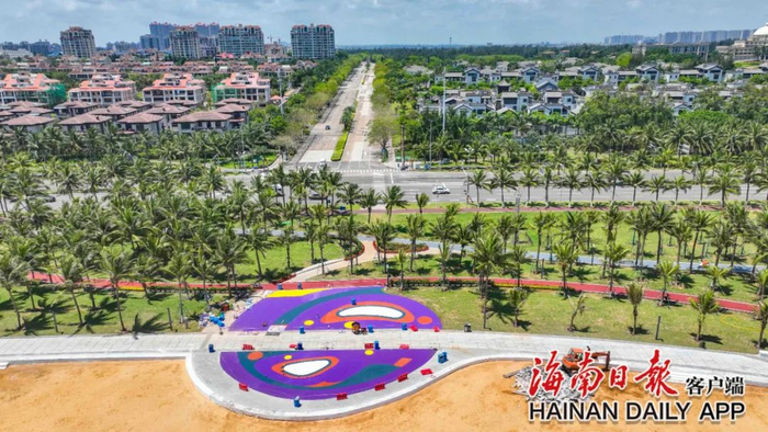 5月5日，航拍海口西海岸贯通更新工程现场。海南日报记者 陈元才 摄