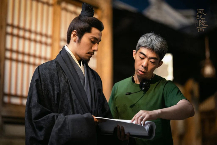 《风起陇西》片场照