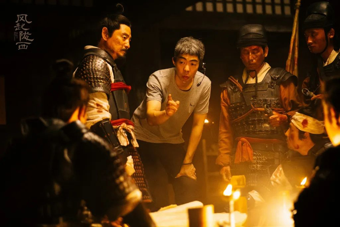 《风起陇西》片场照