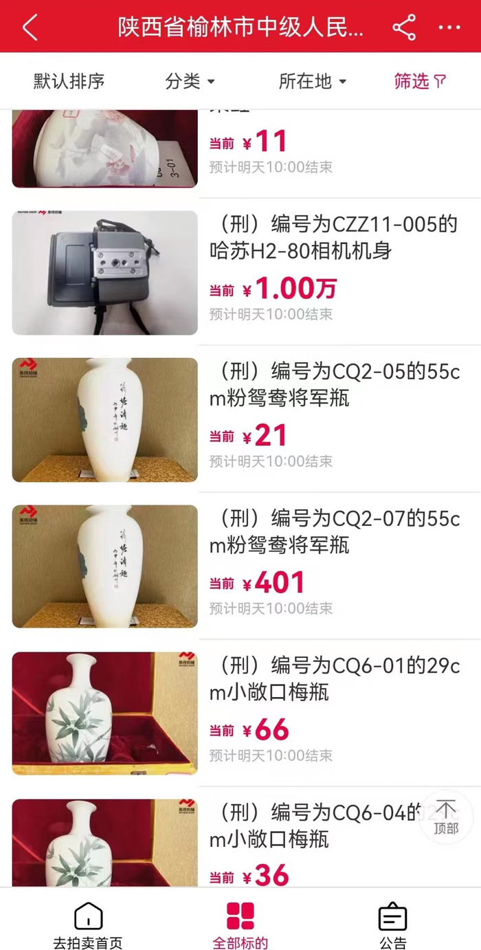 司法拍卖页面。&nbsp; 截屏图