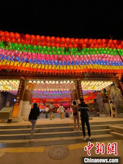 图为韩国首尔曹溪寺。刘婧妮 摄