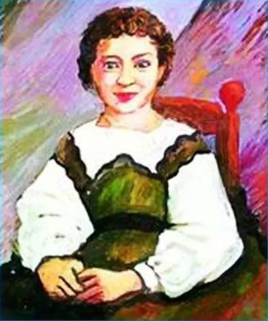 金捷画作《我爱我的妈妈》