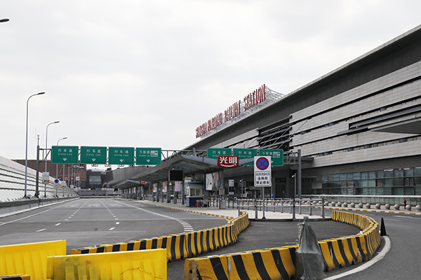 上海虹桥火车站&nbsp;本文图均为澎湃新闻记者 巩汉语 邹佳雯 图（除署名外）