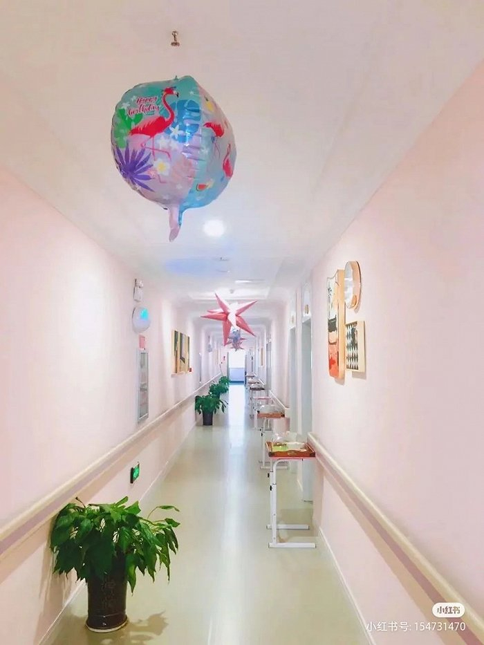 月子中心的走廊