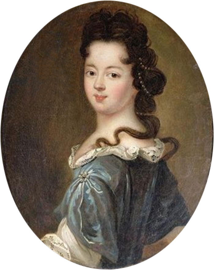 拉封丹小姐肖像画