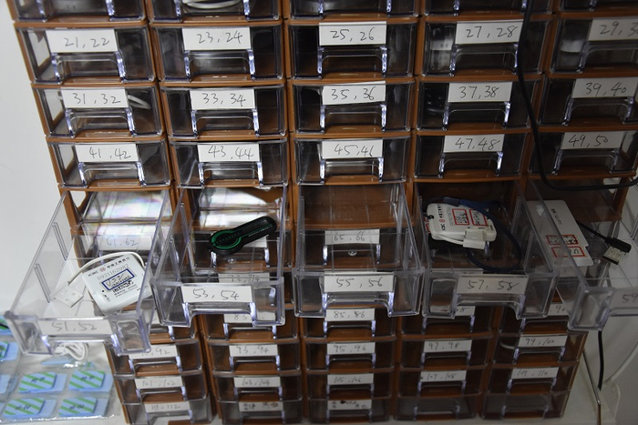 图④:存放作案用网银盾的储物柜