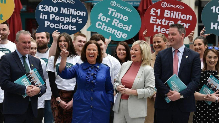 新芬党取得地方选举胜利。图片来源：BBC