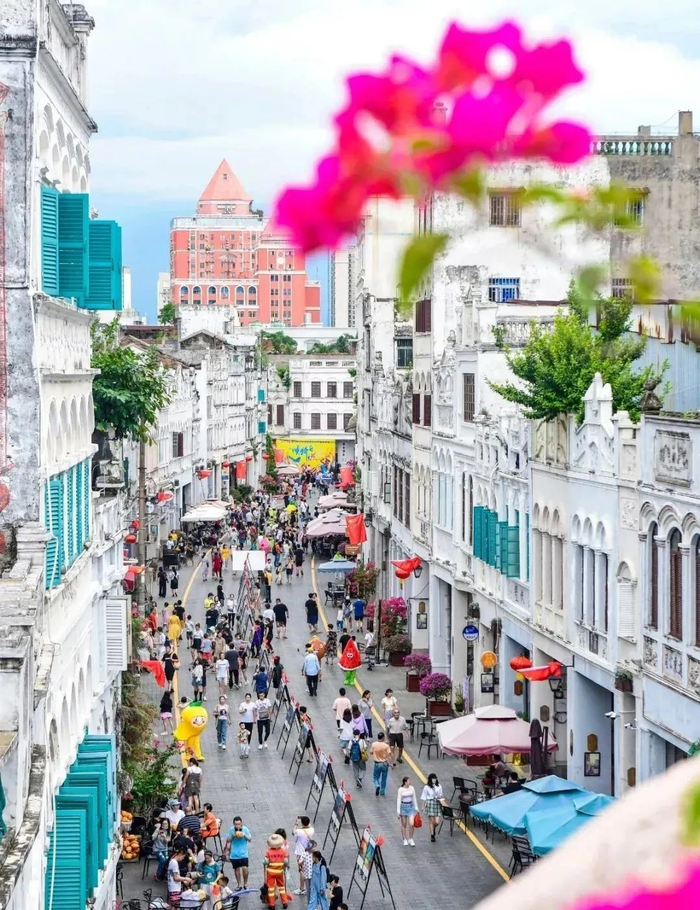 海口骑楼老街。王程龙 摄