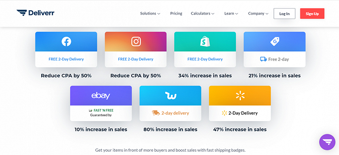 （图片来源：Deliverr官网）