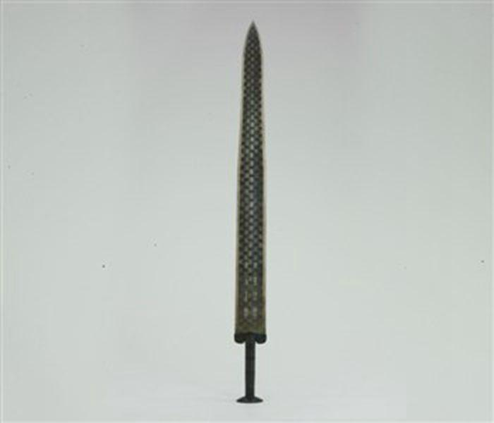 越王勾践剑。图片来源：湖北省博物馆网站