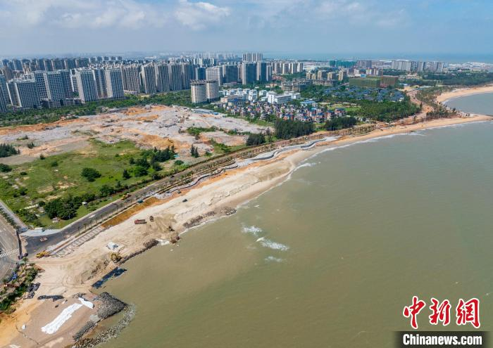 海口西海岸海滩生态修复补沙 构建蓝色海湾|西海岸|骆云飞|生态|海口市|海口西海岸_新浪新闻