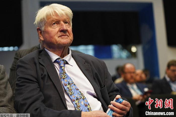 资料图：英国首相鲍里斯·约翰逊的父亲斯坦利·约翰逊。