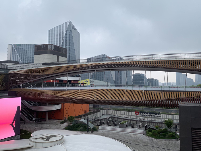 5月20日，前滩太古里。 本文图片均由澎湃新闻记者 朱奕奕 摄