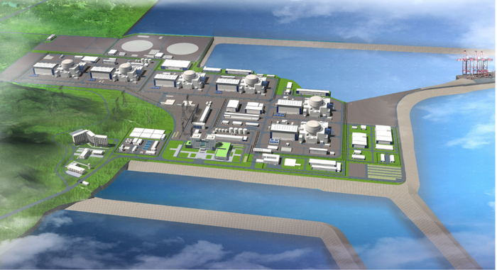 漳州核电鸟瞰图