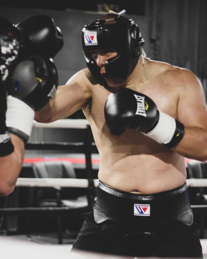 张志磊在训练中。