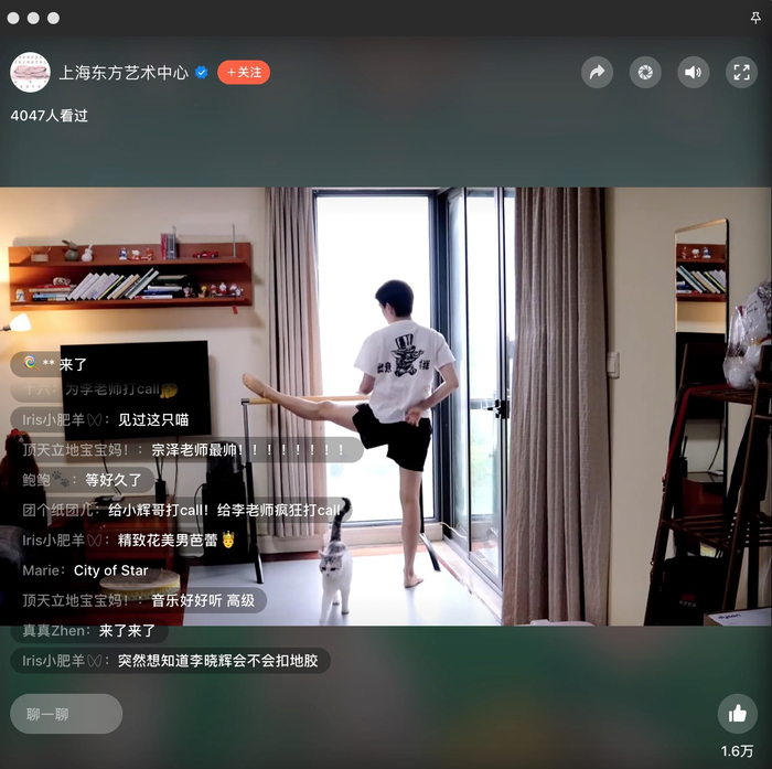 李小灰陪李宗泽练功