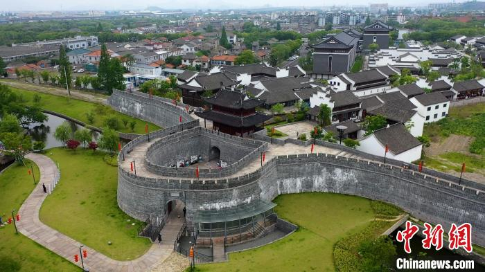 慈城古县城一景。　朱海升 摄