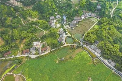 文成七星落垟全景