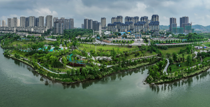 ▲合川的美丽岸线