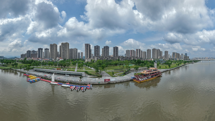 ▲合川的美丽岸线