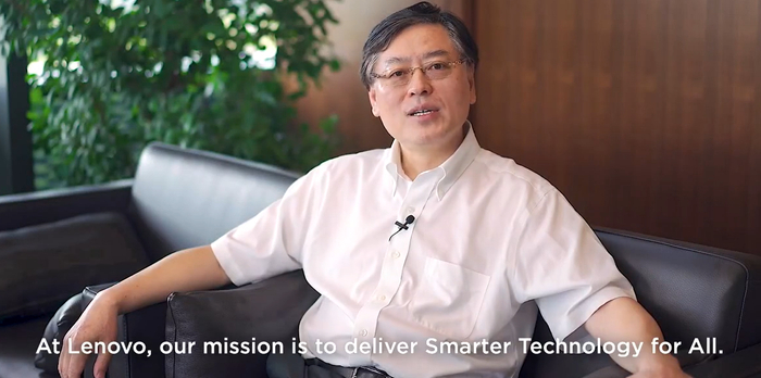 杨元庆 图源：联想集团官网视频截图