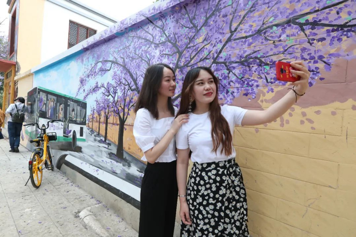 市民打卡 杨峥 摄