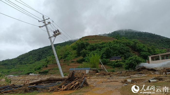 云南丘北发生暴雨灾害。丘北县委宣传部供图