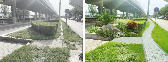       提升前后对比图     