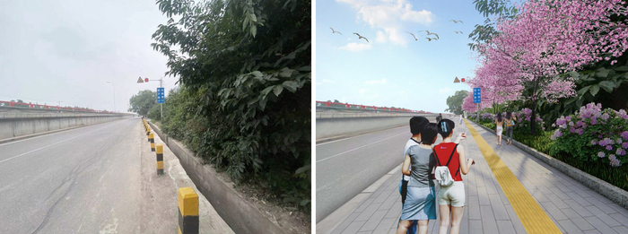       提升前后对比图     